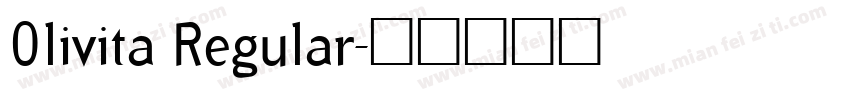0livita Regular字体转换